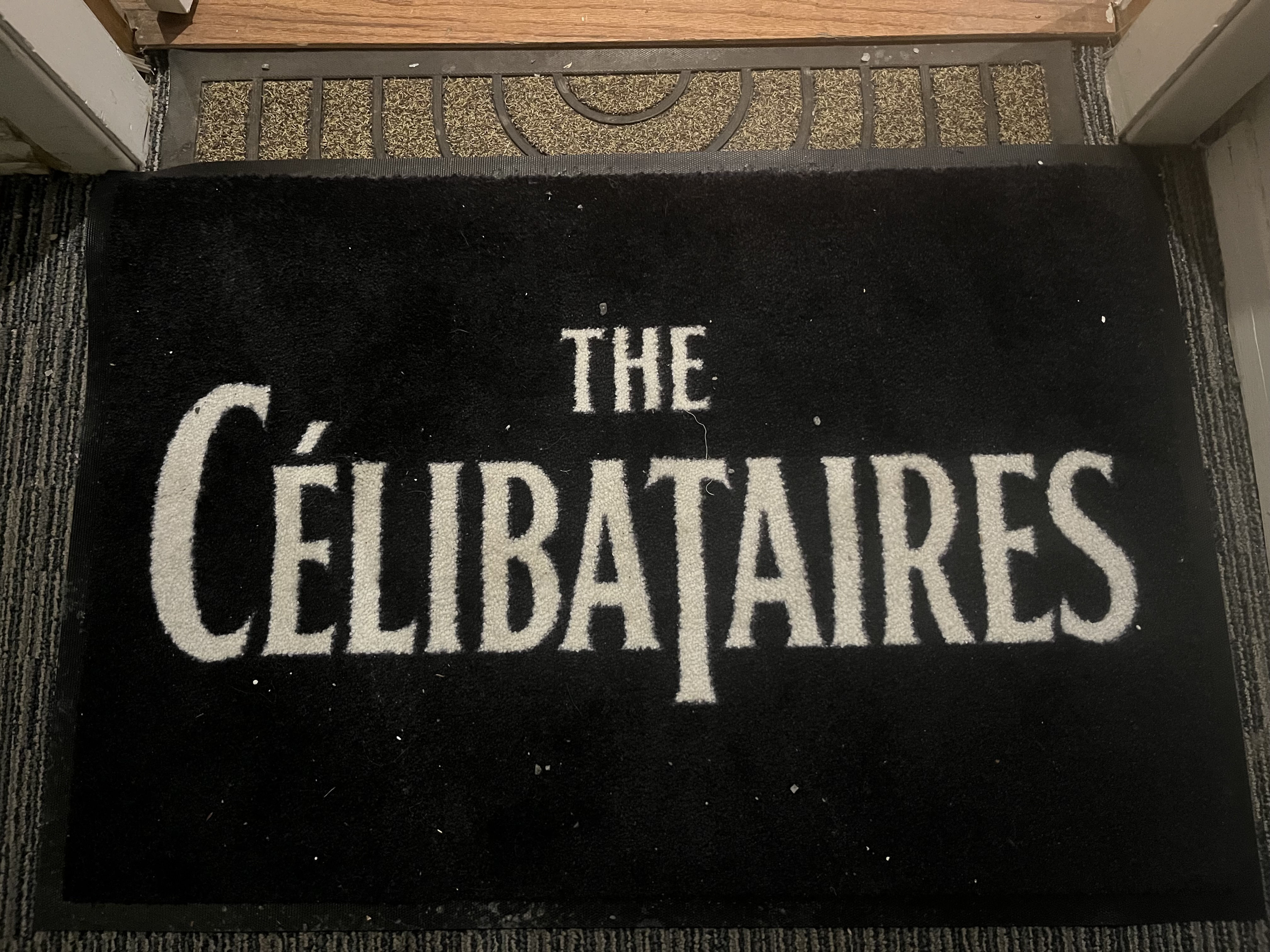 The doormat I designed: an inside joke with my friend Lucas